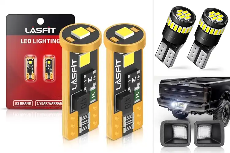 Detailed view of Best Super Bright 6000K License Plate Lights