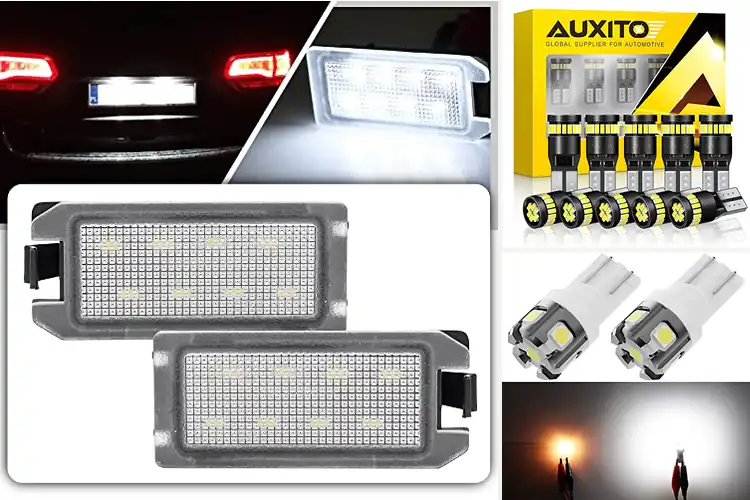 Detailed view of Best Super Bright 6000K Xenon White Tag Lights