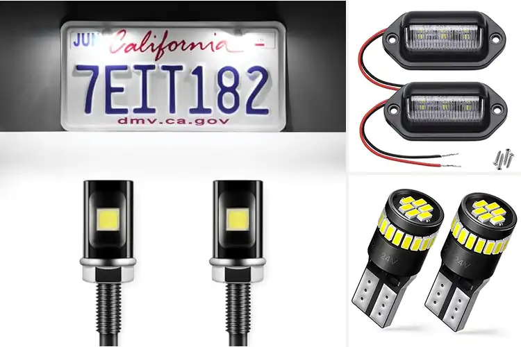 Detailed view of Best Super Bright License Plate Lights