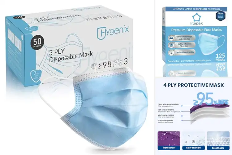 Detailed view of Best Surgical Face Masks: Stay Safe & Comfortable All Day
