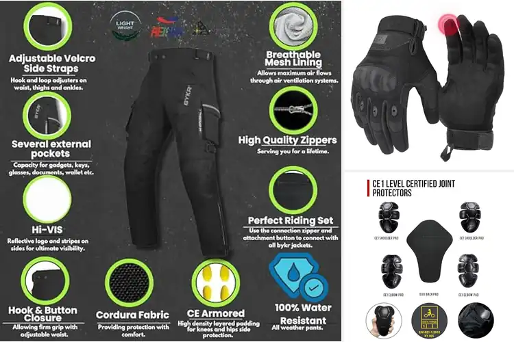 Detailed view of Best Touring Motorcycle Gear