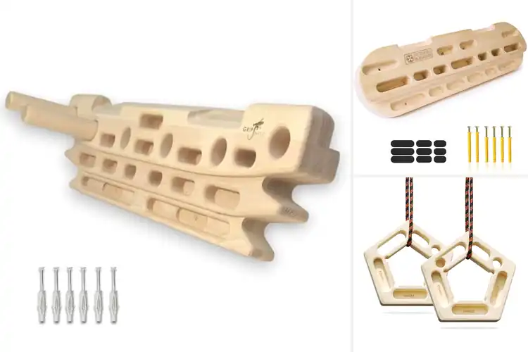 Detailed view of Best Wooden Hangboards